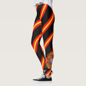 Spanische Streifenflagge Leggings (Links)