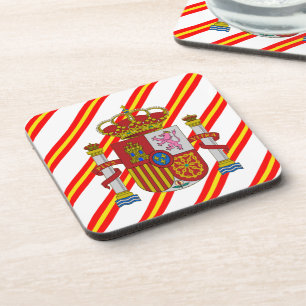 Spanische Streifenflagge Untersetzer