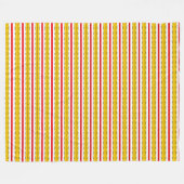 Spanische Strip-Fleece Fleecedecke (Vorderseite (Horizontal))