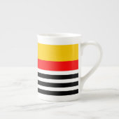 Spanische Stripe Klassische Tasse Knochen China (Rechts)