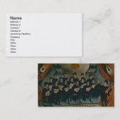 "Spanische Studenten, Universität von Madrid" Visitenkarte (Vorne/Hinten)