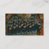 "Spanische Studenten, Universität von Madrid" Visitenkarte (Rückseite)