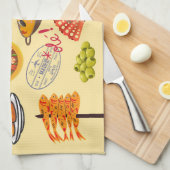 Spanische Symbole für Reisende Geschirrtuch (Viertel Falte)