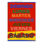 SPANISCHE TAGE, Text bearbeiten (Vorne)