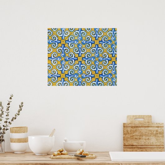 Spanische Taille Poster (Küche)
