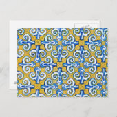 Spanische Taille Postkarte (Vorne/Hinten)