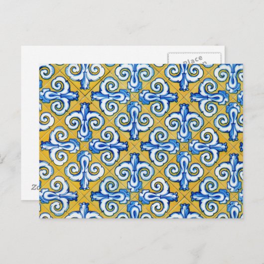 Spanische Taille Postkarte (Vorne/Hinten)