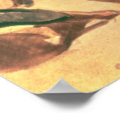 Spanische Tänzer, 1862 Poster (Ecke)