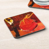 Spanische Tänzer Getränkeuntersetzer (Linke Seite)