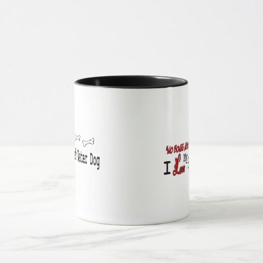 Spanische Tasse für Wasserhunde (I Liebe) (Zentrum)