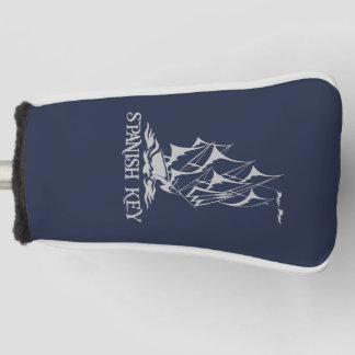 Spanische Tastenabdeckung - Graues Logo Golf Headcover