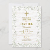 Spanische Taufe Einladung (Vorderseite)