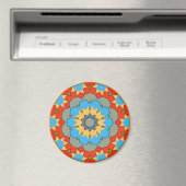 Spanische Tile in Reds Magnet (In Situ (Geschirrspüler))