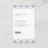 Spanische Tile-Visitenkarte Visitenkarte (Rückseite)