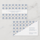 Spanische Tile-Visitenkarte Visitenkarte (Vorne/Hinten)