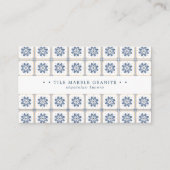 Spanische Tile-Visitenkarte Visitenkarte (Vorderseite)