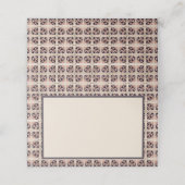 Spanische Tiles-Platzkarten Platzkarte (Außenseite Aufgefaltet)