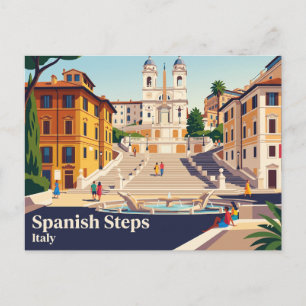 Spanische Treppe Italien Postkarte