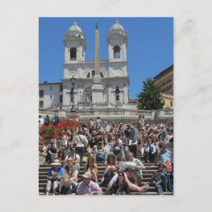 Spanische Treppe, Rom, Italien Postkarte