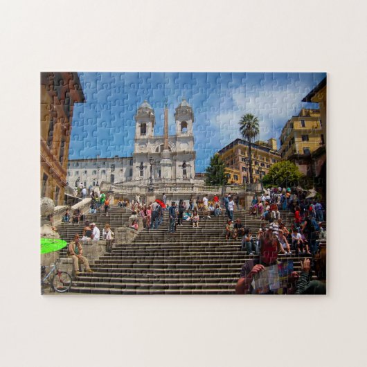 Spanische Treppe Rom. Puzzle (Horizontal)