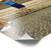 Spanische Treppen in Rom, Italien Fotodruck (Ecke)