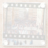 Spanische Treppen Rom, Italien Glasuntersetzer (Rückseite)