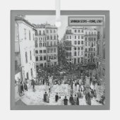 Spanische Treppen Rom, Italien Ornament Aus Glas (Vorderseite)