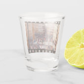 Spanische Treppen Rom, Italien Schnapsglas (Rückseite)