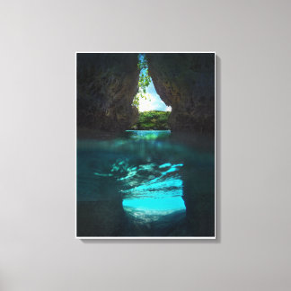 Spanische Treppen Strand Riesengestein Leinwanddruck