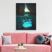 Spanische Treppen Strand Riesengestein Leinwanddruck (Insitu (Wohnzimmer))