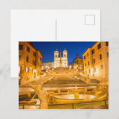 Spanische Treppen, Trinità dei Monti Kirche Rom It Postkarte (Vorne/Hinten)