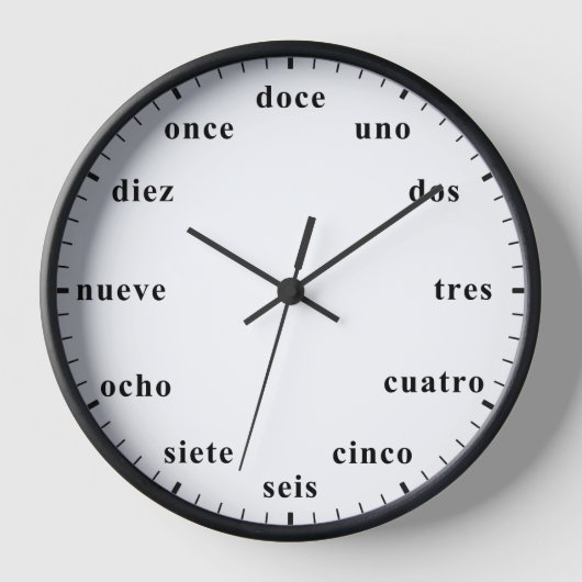 Spanische Uhr Español Zeitstundenzähler (Vorderseite)