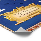 Spanische und mexikanische Ranchos von Los Angeles Poster (Ecke)