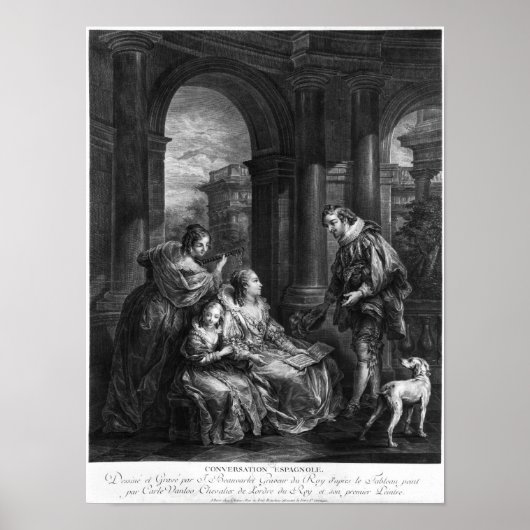 Spanische Unterhaltung Poster (Vorne)