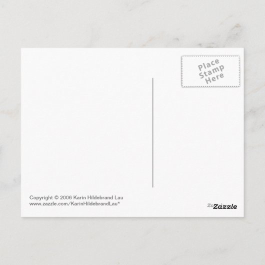 Spanische Unterwassertafel Postkarte (Rückseite)