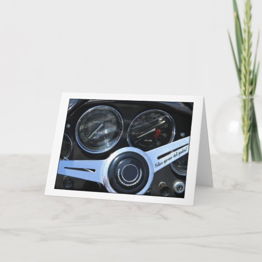 Spanische Vatertagskarte Karte (Vorderseite)