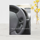 Spanische Vatertagskarte Karte (Gelbe Blume)