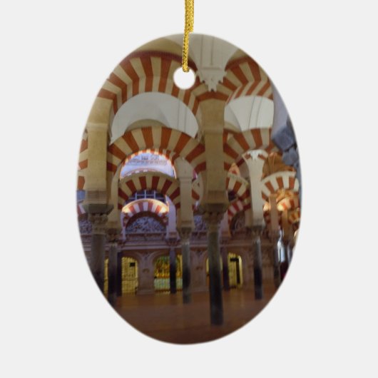 Spanische Verzierung - Cordova Mezquita/Kathedrale Keramikornament (Vorne)