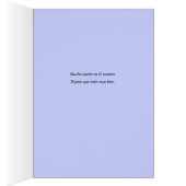 Spanische viel Glück personalisierte Eule (Innen (Rechts))