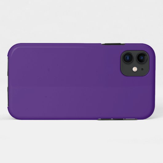 Spanische Violette (feste Farbe) Case-Mate iPhone Hülle (Rückseite (Horizontal))