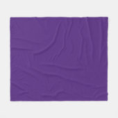 Spanische Violette (feste Farbe) Fleecedecke (Vorderseite (Horizontal))