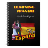 Spanische Vokabeln Notizblock (Vorderseite)