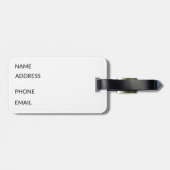 Spanische Wappen - Akryllische Gepäckmarke Gepäckanhänger (Rückseite horizontal)