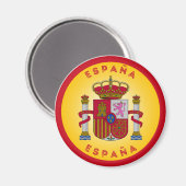 Spanische Wappen-Form Magnet (Vorderseite/Rückseite)