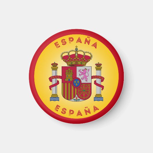 Spanische Wappen-Form Magnet (Vorne)