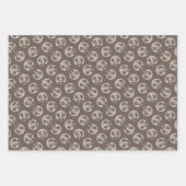 Spanische Wasserpfeifenmalerei Bicolor Dog Art Geschenkpapier Set (Vorderseite 3)