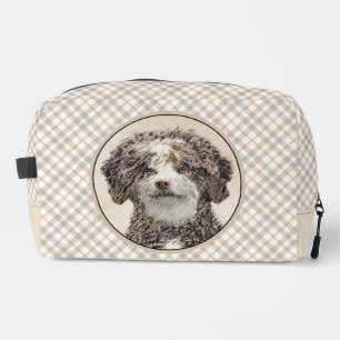 Spanische Wasserpfeifenmalerei Bicolor Dog Art Waschbeutel
