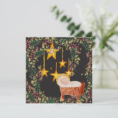 Spanische Weihnachtsnachtskarte Karte (Stehend Vorderseite)