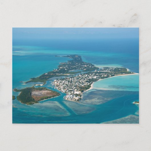 Spanische Wells und Insel Russel BHS Luftbild! Postkarte (Vorderseite)