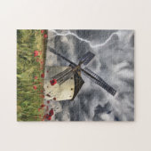 Spanische Windmühle im Sturm Puzzle (Horizontal)